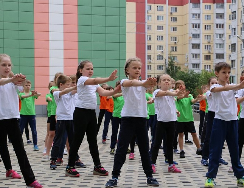 Школьный танцевальный флешмоб